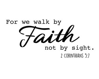 2 Corinthians 5 7 Etsy