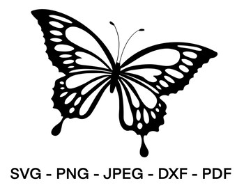 Free Free 274 Cricut Silhouette Simple Butterfly Svg SVG PNG EPS DXF File