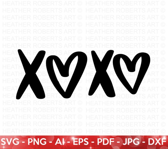 XOXO SVG, Valentine