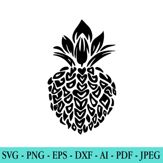 Piña SVG Piña Fruta svg Clipart Monograma SVG Verano SVG - Etsy España