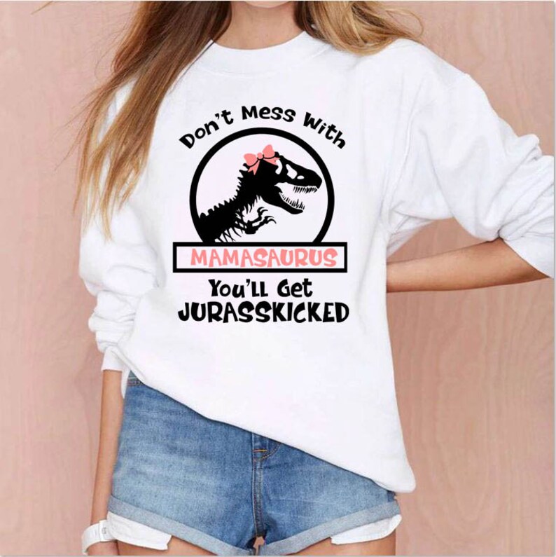 Download Mom SVG Don't Mess With Mamasaurus Jurassic Park SVG | Etsy