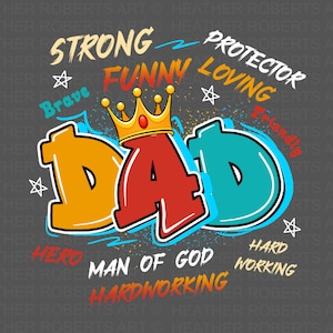 Pai PNG, Dia dos Pais PNG, Melhor Pai de Todos os Tempos, Design de Sublimação, Download Digital Png, Design de Camisa de Pai, Feliz Dia dos Pais, Para Homens