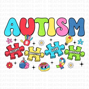 AUTISME Accepteer Begrijp liefde Anders, sublimatie autismebewustzijn, autisme png, bewustzijn png, maand autisme, sublimatie