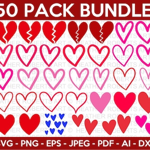 Heart Svg Bundle, Heart Svg, Hand Drawn Heart svg, Open Heart Svg, Doodle Heart Svg, Sketch Heart Svg, Love Svg,Valentine Svg,Cricut,Png,Dxf