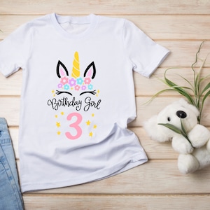 Unicorn Birthday SVG Bundle, Unicorn SVG, Birthday SVG, Birthday Girl svg, Birthday Shirt svg, Gift for Birthday svg, Cut files for Cricut image 7