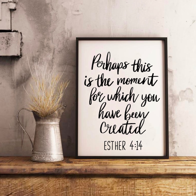 Download Christian Svg Scripture Svg Esther 4 14 Bible Quote Svg | Etsy