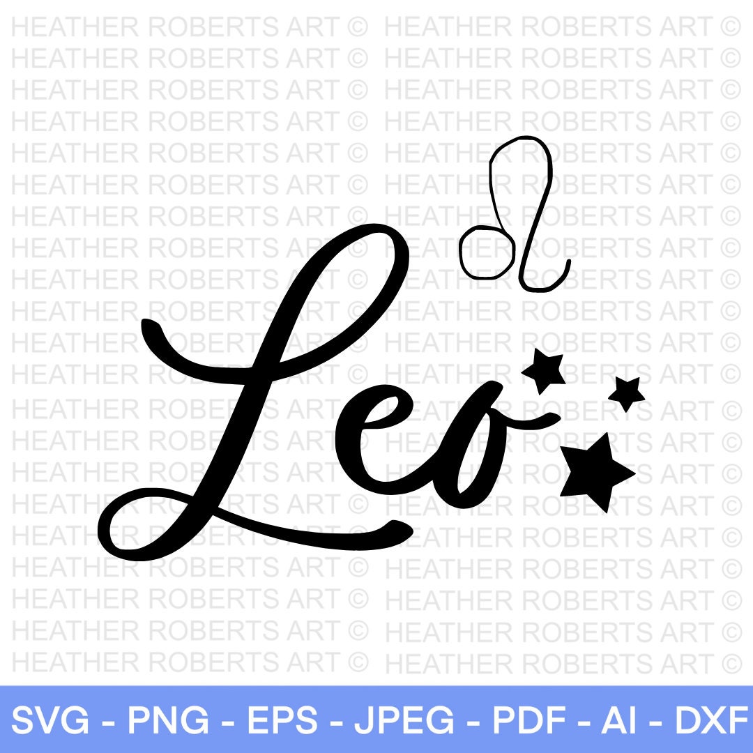 Leo SVG Zodiac Signs SVG Astrology Sign Svg Zodiac Symbols - Etsy Singapore