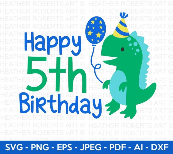 Geburtstagskarte Zum 5. Geburtstag Für Enkel – Dinosaurier Design, Mit Glitzer & Prägung, UK-made