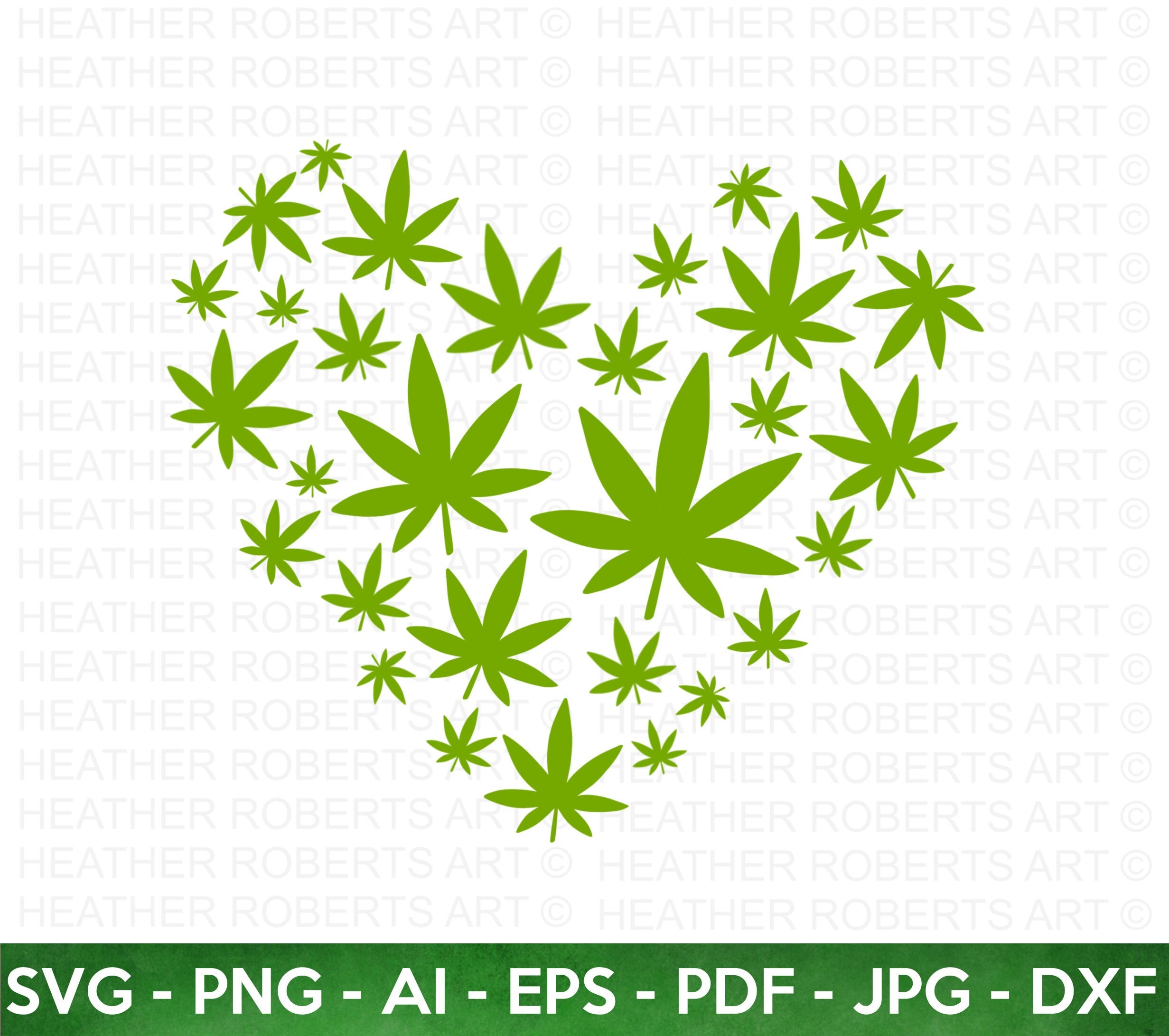 Cannabis heart svg - Etsy México, image size:2463x2181