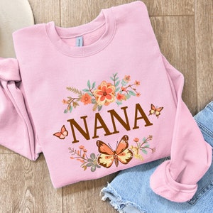Nana Floral Sublimación del Día de las Madres, Abuela PNG, Día de las Madres PNG, Flor Png, Día de las Madres Png, Mamá Vida Png, Abuela Floral Png, Abuela