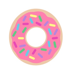 Donut SVG, Donut SVG, Cake svg, Candy, Donut Cut File, Sprinkle Donut SVG file, Printable Donut, Vector, Cut File Cricut, Silhouette