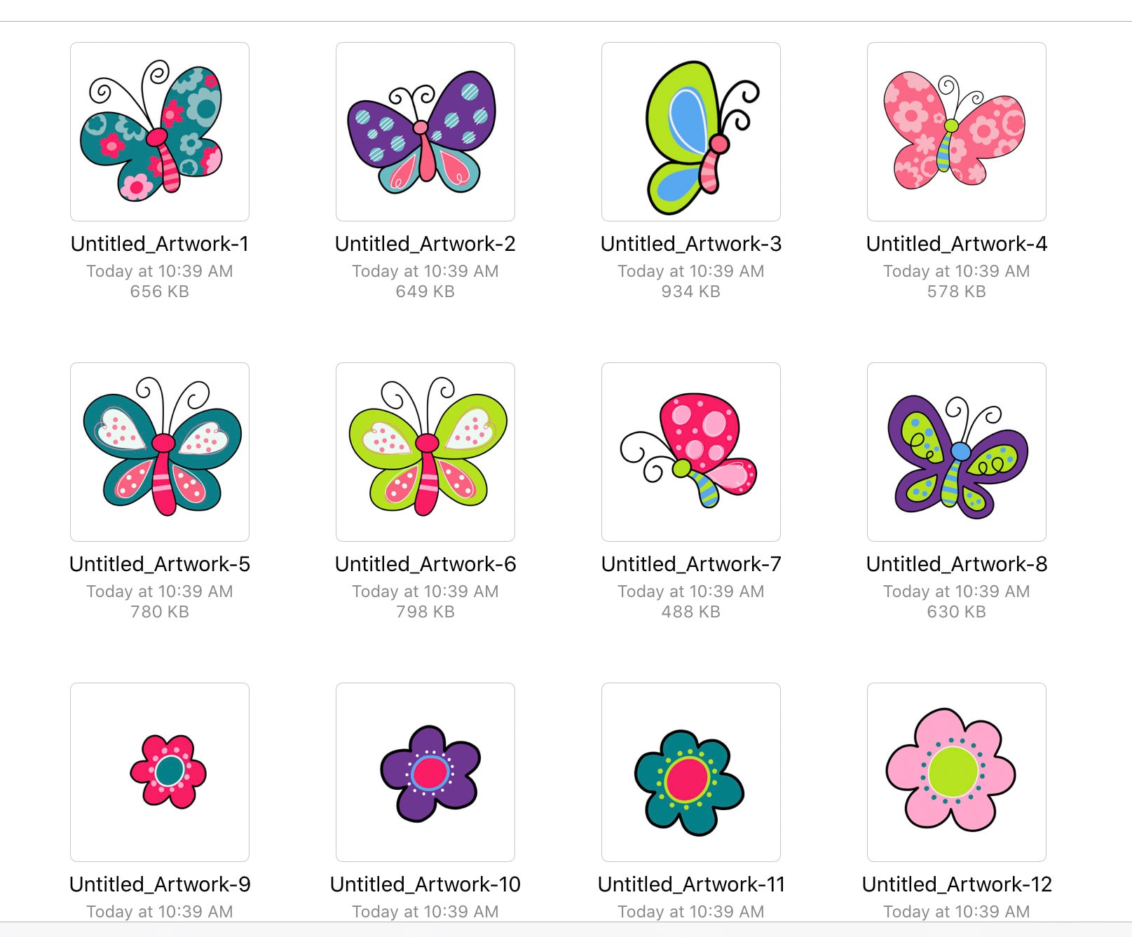Lot de 7 autocollants papillons et libellules, autocollants décoratifs
