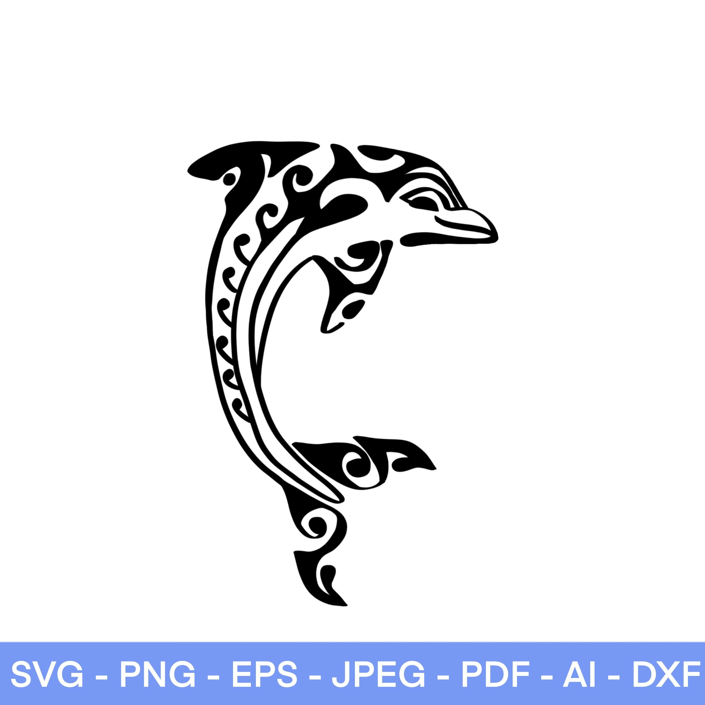 Dolphin SVG Tribal Svg Beach Svg Ocean Svg Save the - Etsy Dolphin SVG Tribal Svg Beach Svg Ocean Svg Save the - Etsy