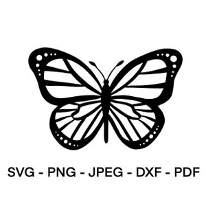 Butterfly SVG, Cricut, Silhouette,  Butterfly, DXF, Png, Jpg, pdf, Cut File, Clipart