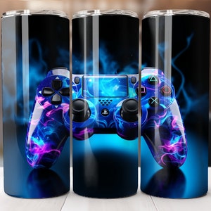 Gamer 20 Unzen Tumbler Wrap, 3D Game Controller Tumbler Wrap, Videospiel-Designs, Videospiel Sublimation, Videospiele Tumbler Wrap, Sublimation