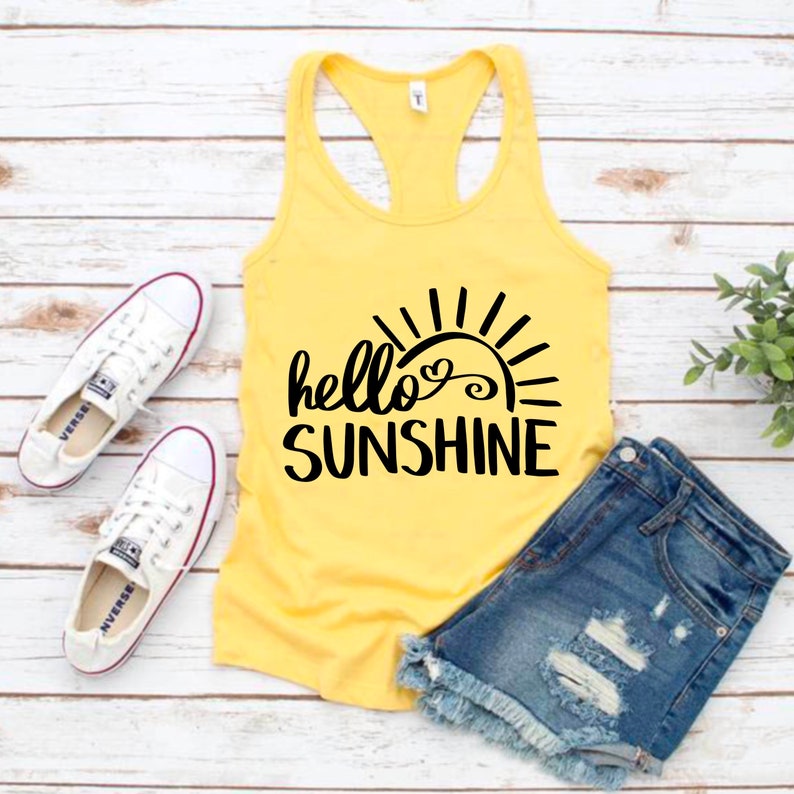 Hello Sunshine SVG Heart Summer Sun Svg Summer Svg Spring - Etsy Canada
