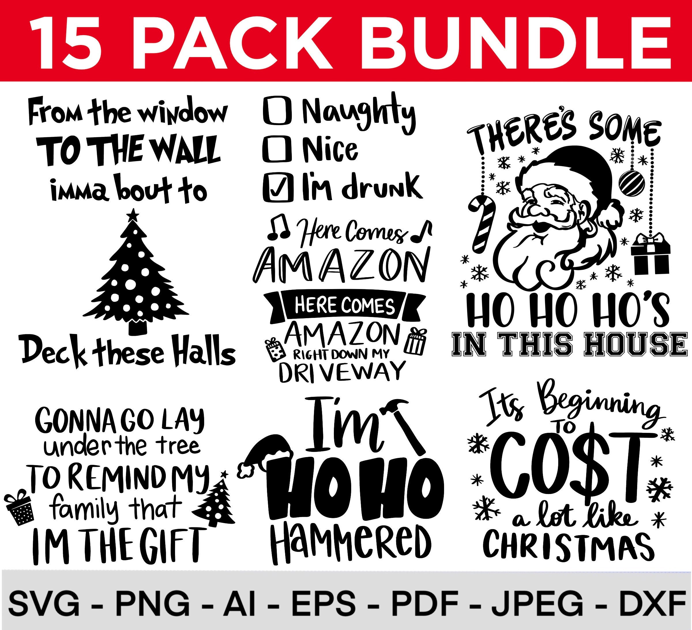 Download Funny Christmas Svg Bundle Naughty Svg Adult Christmas Svg Etsy