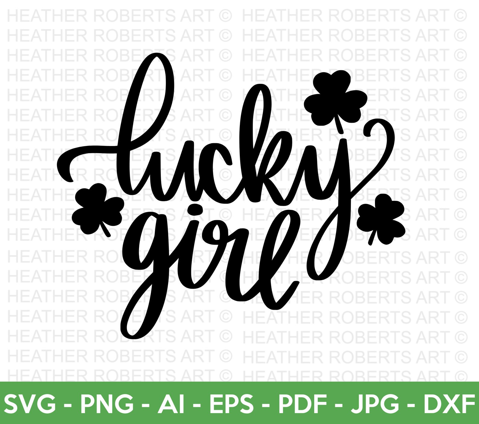 lucky girl st patricks day