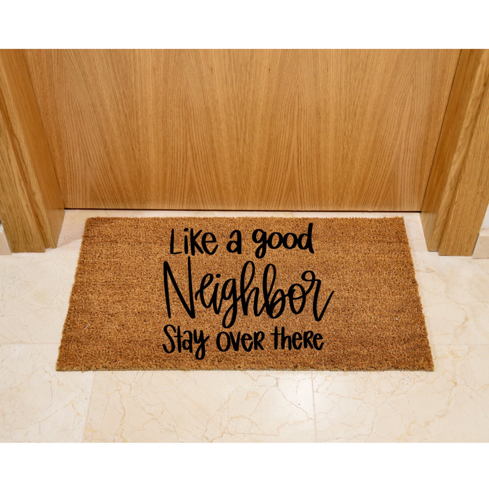Funny doormat svg Neighbor SVG sign SVG door mat Etsy