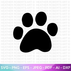 Dog Paw Svg, hond Svg, Paw SVG, Animal Paw Svg, Animal Svg, hond Paw Print, Paw Print, Animal Print, clipart, gesneden bestanden voor Cricut, silhouet