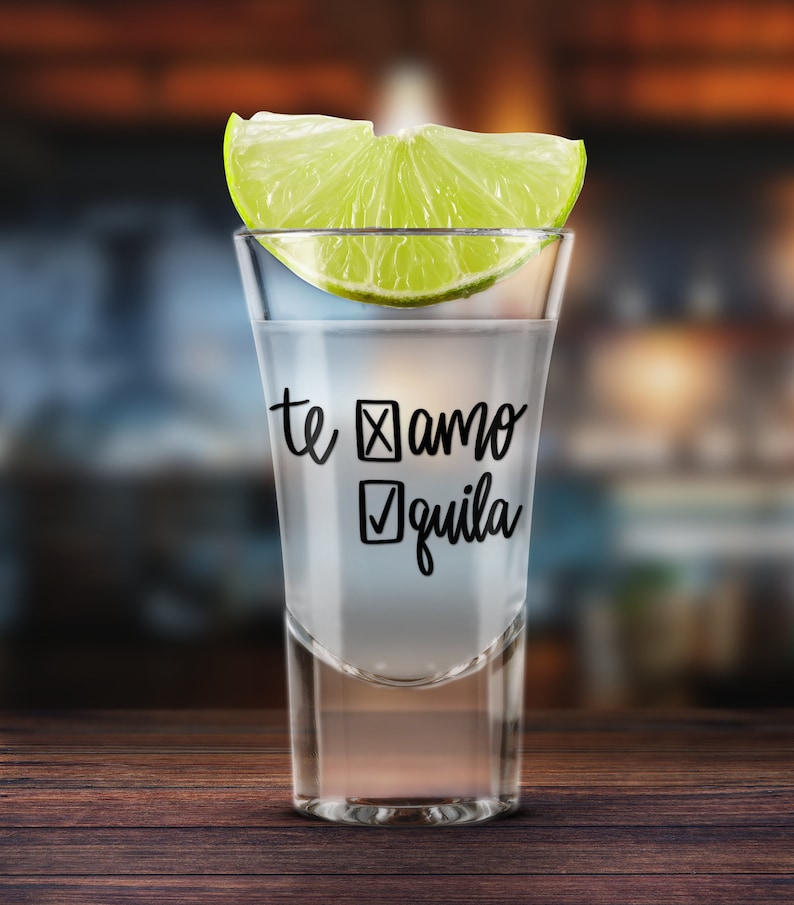 Te Amo Tequila SVG Te Amo or Tequila Check Box SVG Tequila Etsy