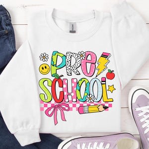 Pré-escola PNG, Retro Back to School PNG, Team Grade PNG, Retro Teacher Png, Material escolar, Grade Level Png, Back to School, Sublimation