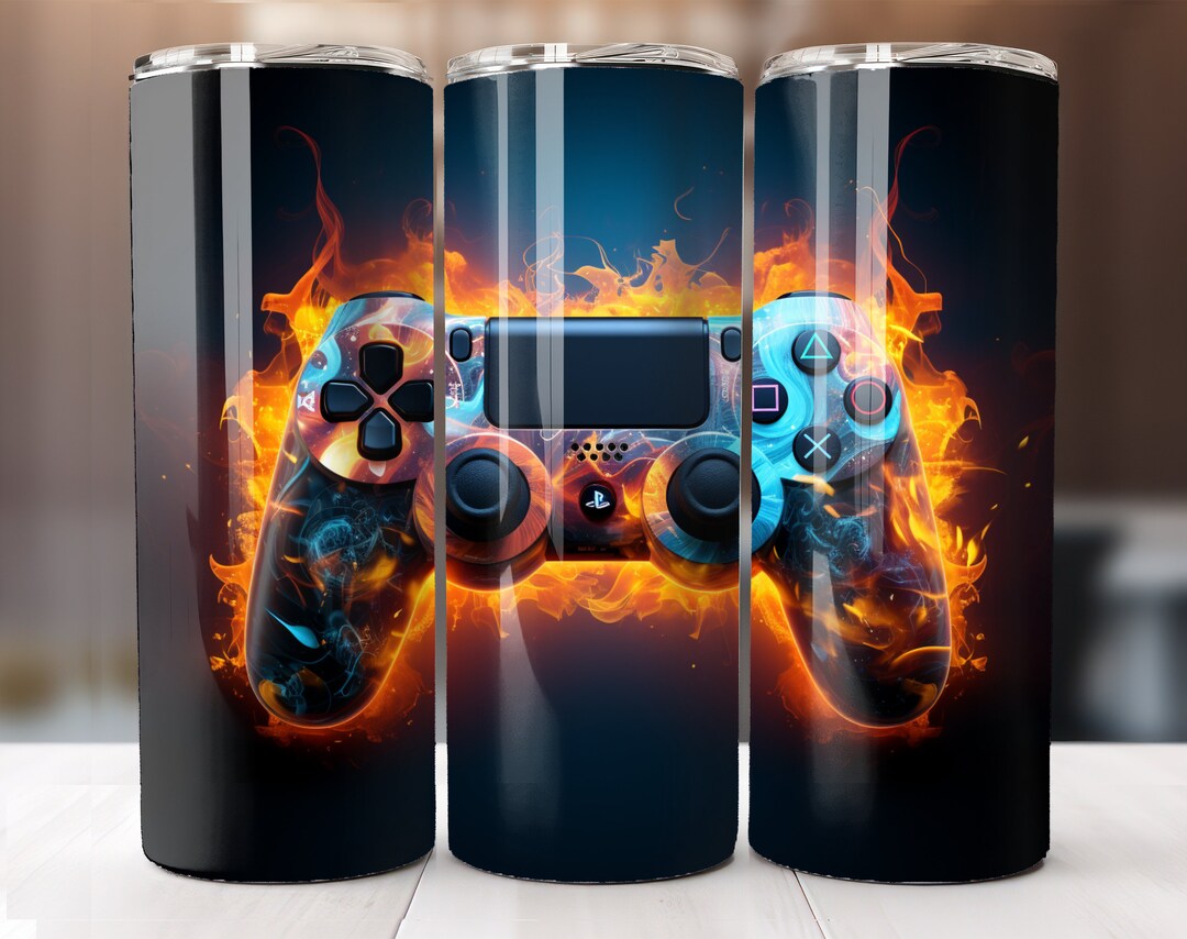 3D Game Controller 20 Oz Tumbler Wrap (PNG Digital Download) - Etsy