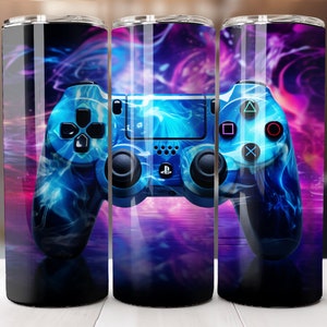 Gamer 20 Unzen Tumbler Wrap, 3D Game Controller Tumbler Wrap, Videospiel-Designs, Videospiel Sublimation, Videospiele Tumbler Wrap, Sublimation