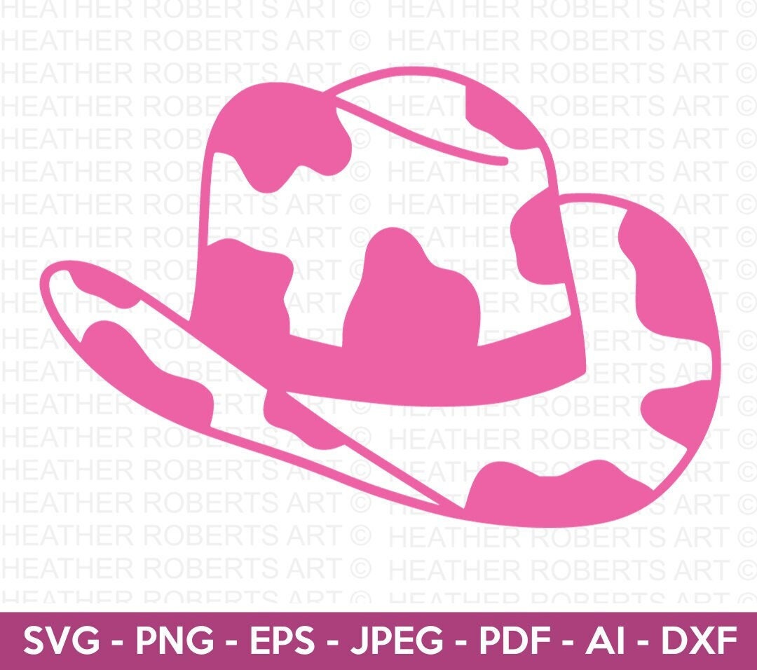 Cowgirl Hat SVG, Hat SVG, Western Hats Svg, Ranch Svg, Western Shirt