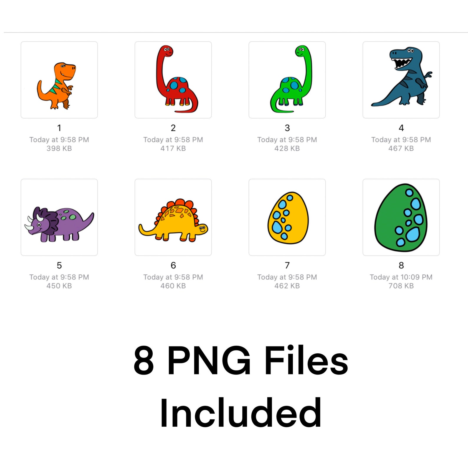 Dinosaur Clipart: Baby Dino PNG, Watercolor Nursery Art (digital ...