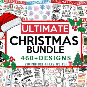 ULTIMATE BUNDLE Weihnachten, 460 Designs, Heather Roberts Art Bundle, Weihnachten svg, Winter svg, Feiertage, Cut Files Cricut, Silhouette