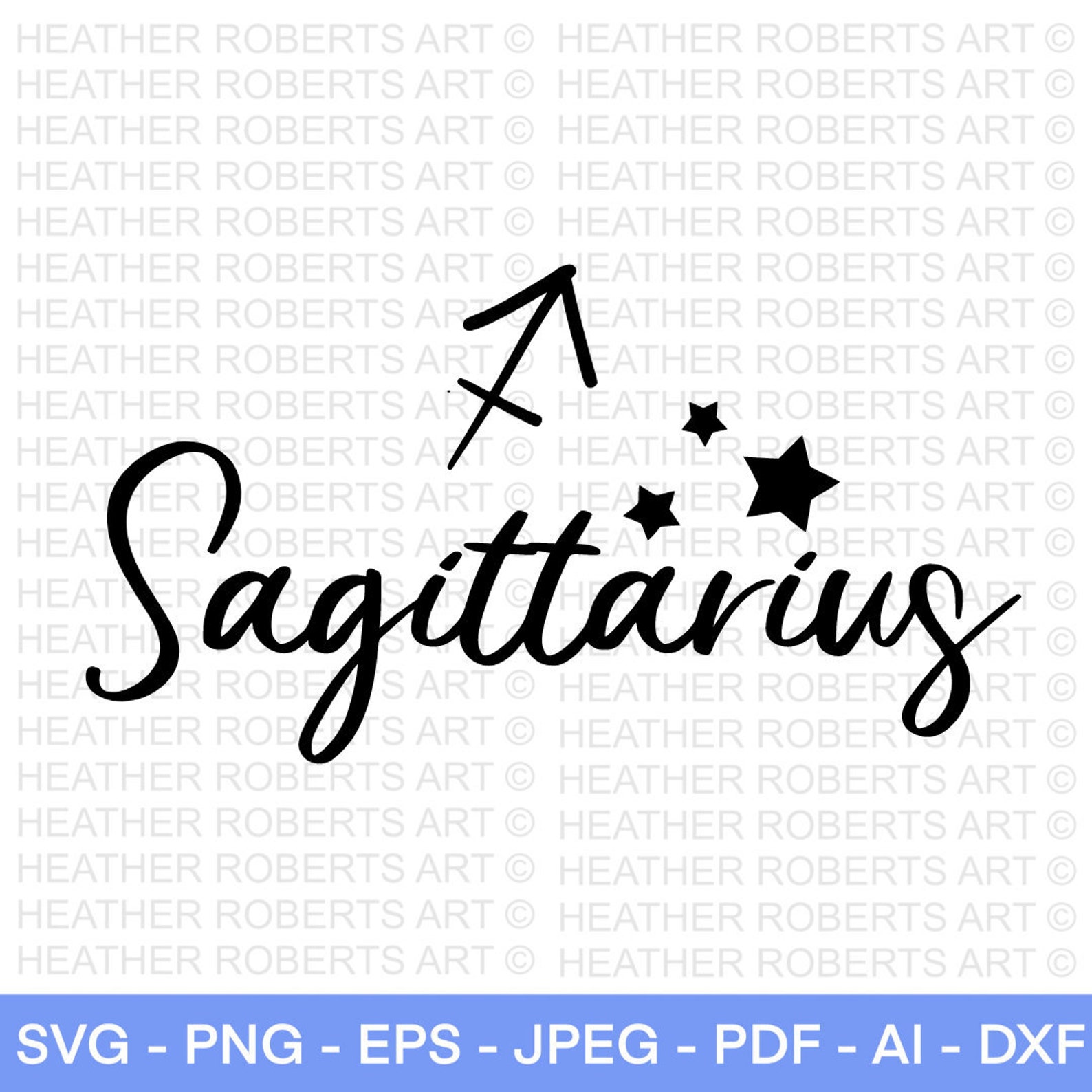 Sagittarius SVG Zodiac Signs SVG Astrology Signs Svg Zodiac | Etsy