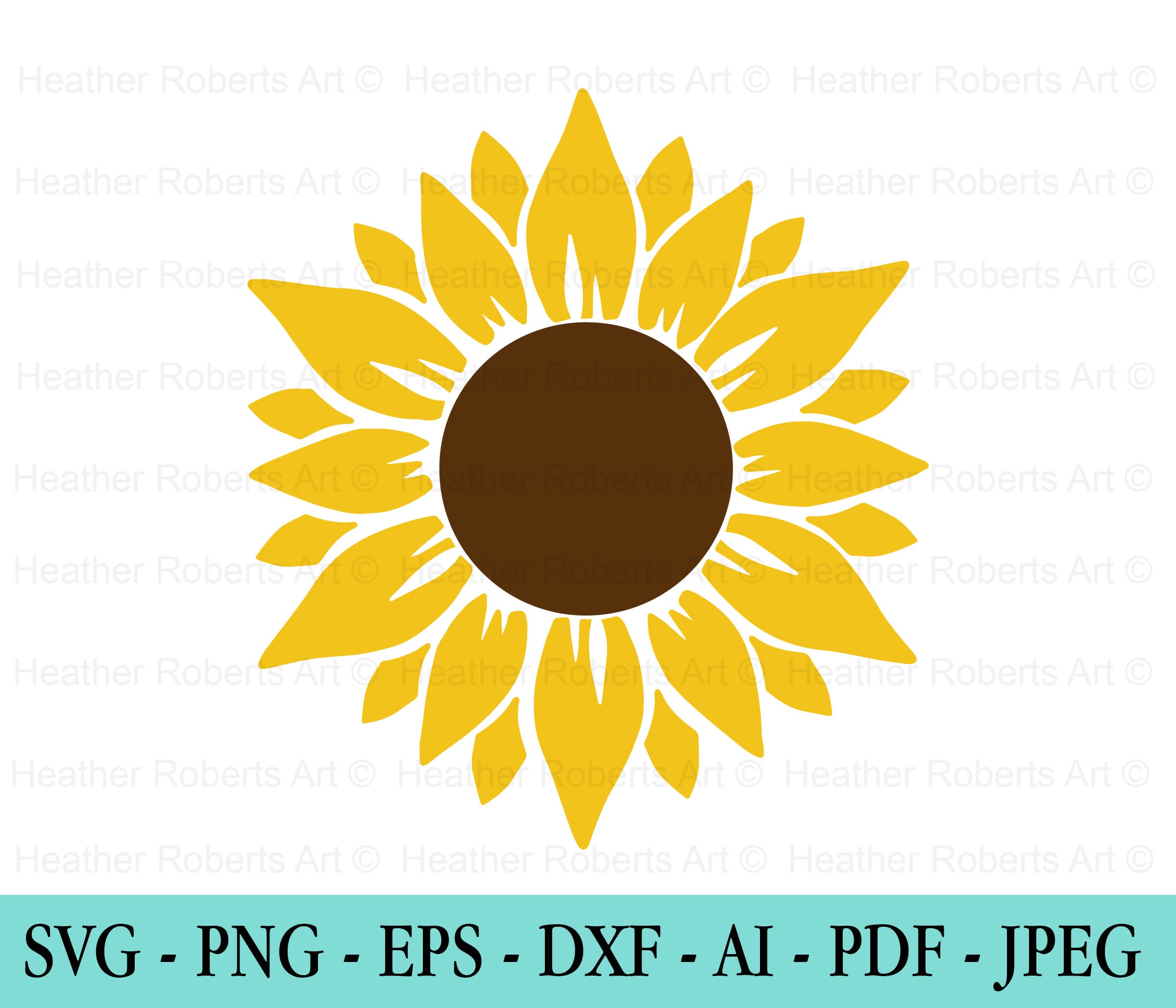 Sunflower Clipart Svg - 215+ File for Free