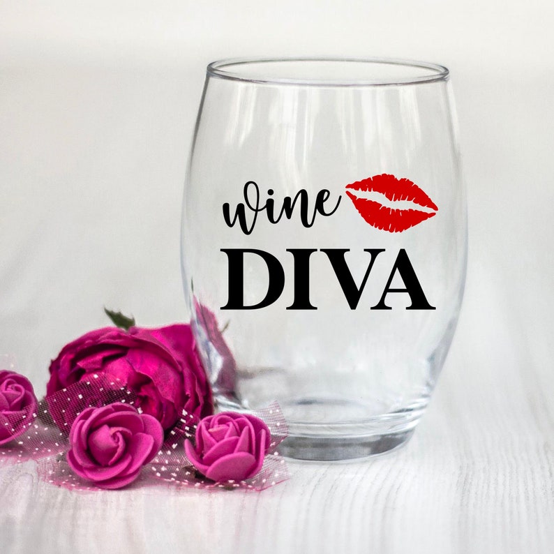Download Wine Diva SVG Funny Wine Svg Mom Life svg Wine Decal Wine ...