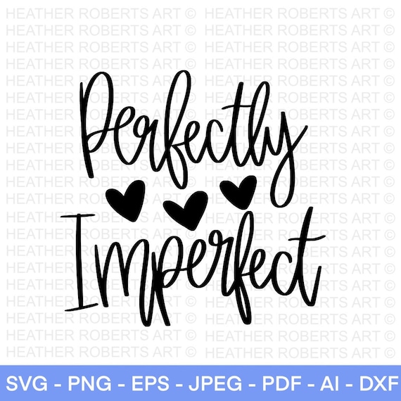 Perfectly Imperfect SVG Christian Svg Blessed Mama SVG Mom | Etsy Australia