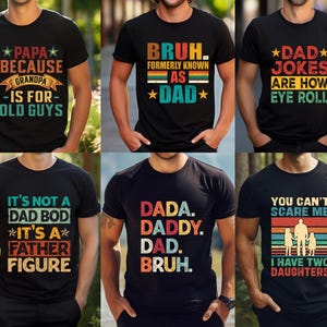 Papa Bundle Png pour la fête des pères, Png de la fête des pères, conception drôle de chemise de papa, conception de chemise de père, papa PNG Bundle, conception de père, sublimation