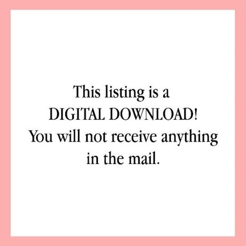 Pode incluir: Texto em um fundo branco que diz: "Esta listagem &eacute; um DOWNLOAD DIGITAL! Voc&ecirc; n&atilde;o receber&aacute; nada pelo correio."