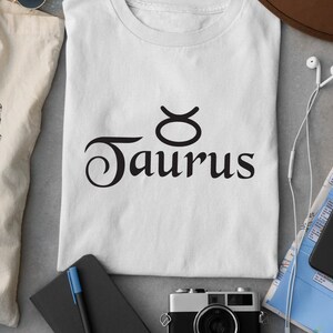 Taurus Cursive Taurus SVG, Taurus Zodiac Svg, Zodiac Signs SVG, Astrology Signs Svg ...