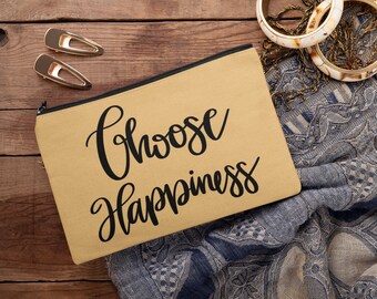 Choose Happiness SVG: Positive Quote, Self Love (digital