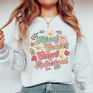 Kümmern Sie sich um Ihre eigene Mutterschaft Sublimation PNG, Mama PNG, Muttertag Png, Blumenmama, Mama Leben, Mama Sublimation, Retro Png, Sublimationsdesign