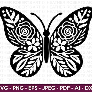 Svg papillon, papillon silhouette svg, clipart papillon, papillon monarque svg, svg papillon mariage, svg printemps, Silhouette Cricut png