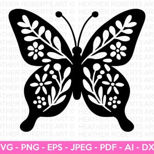 Butterfly Wings Prop Template SVG, Butterfly Stencil Template, Mosaic Template, Butterfly Baby Shower Template, Baby Shower, Birthday Decor