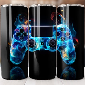 Gamer 20 Unzen Tumbler Wrap, 3D Game Controller Tumbler Wrap, Videospiel-Designs, Videospiel Sublimation, Videospiele Tumbler Wrap, Sublimation