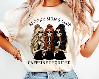 Spooky Mom's Club PNG-sublimatieontwerp downloaden, Halloween-png, Halloween-moeder png, Spooky Mom png, skelet png Sublimeren ontwerpen downloaden