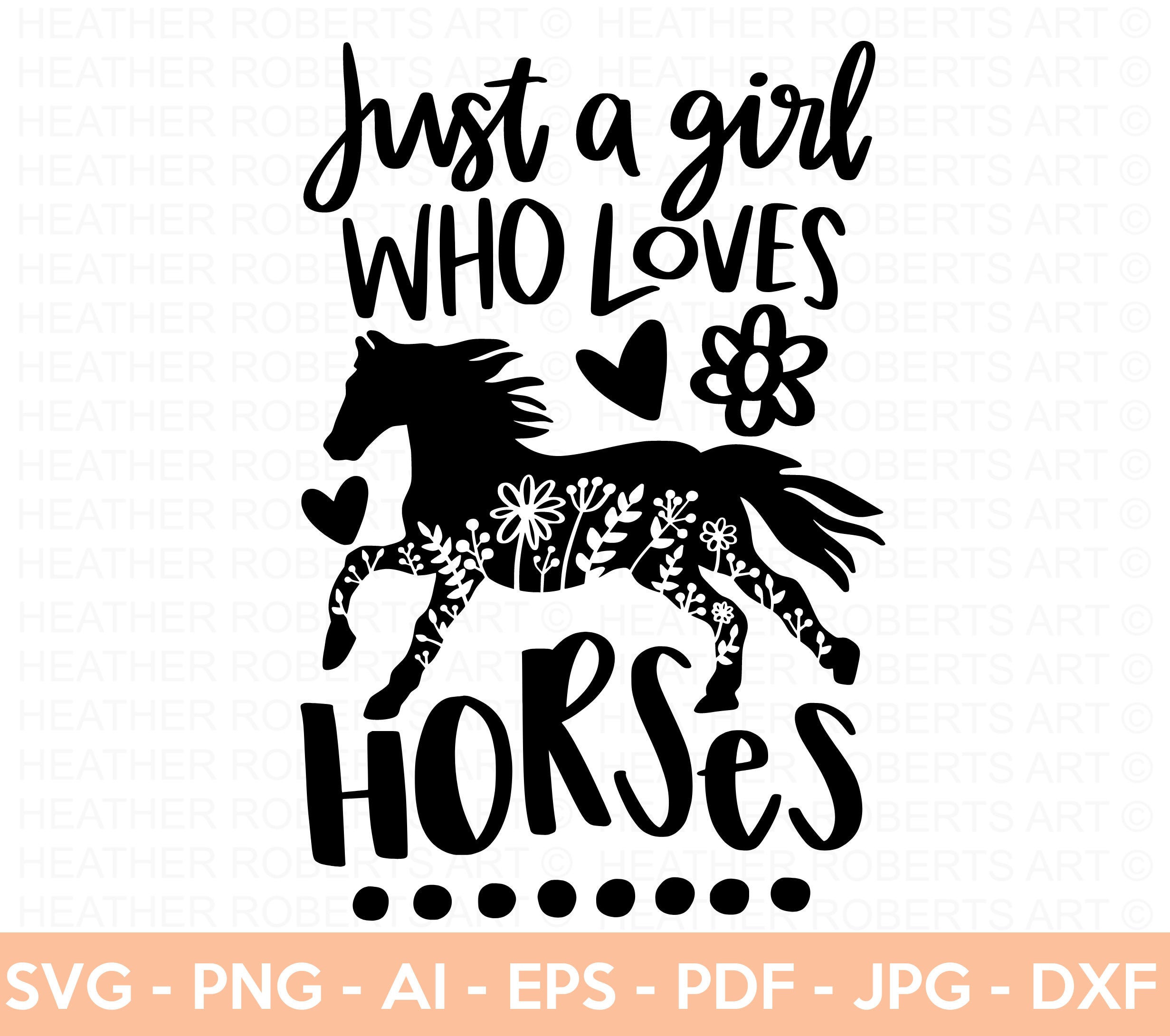 Horse Lover SVG Floral Horse Svg Horse Svg Rustic Svg Etsy Australia
