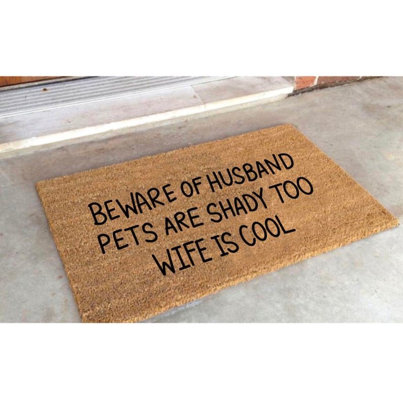 Funny Doormat Svg Sign Svg Door Mat Svg Husband Etsy