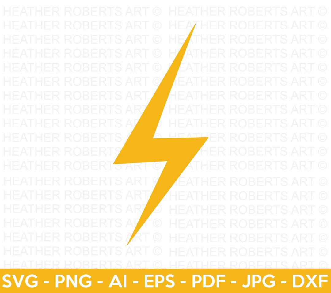 Lightning Bolt SVG, Lightning SVG, Lightning Svg, Thunder Svg, Basic