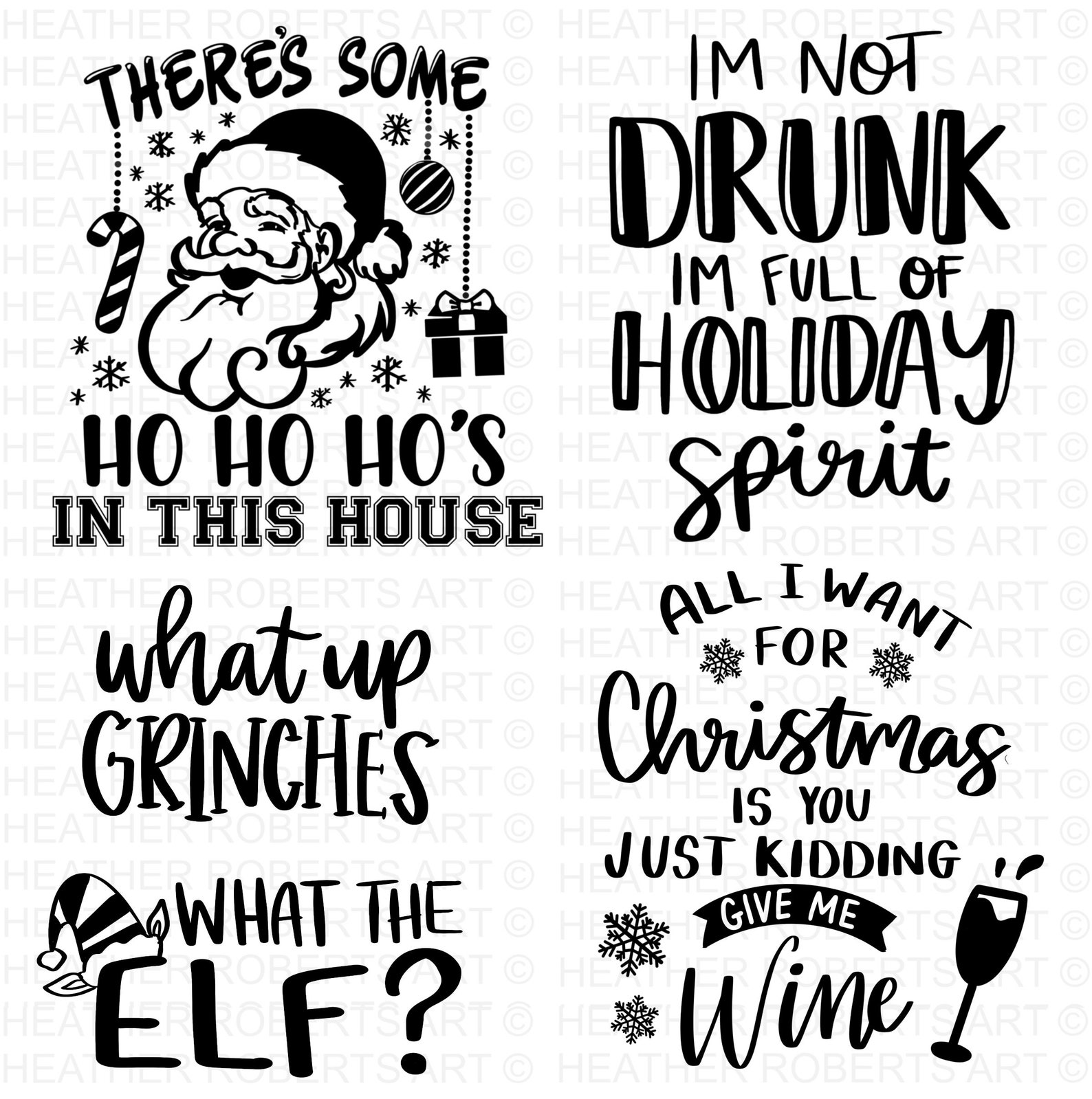 Funny Christmas Svg Bundle Naughty Svg Adult Christmas Svg Etsy