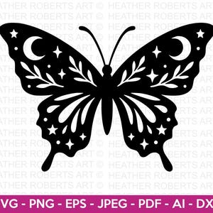Svg papillon, papillon silhouette svg, clipart papillon, papillon monarque svg, svg papillon mariage, svg printemps, Silhouette Cricut png
