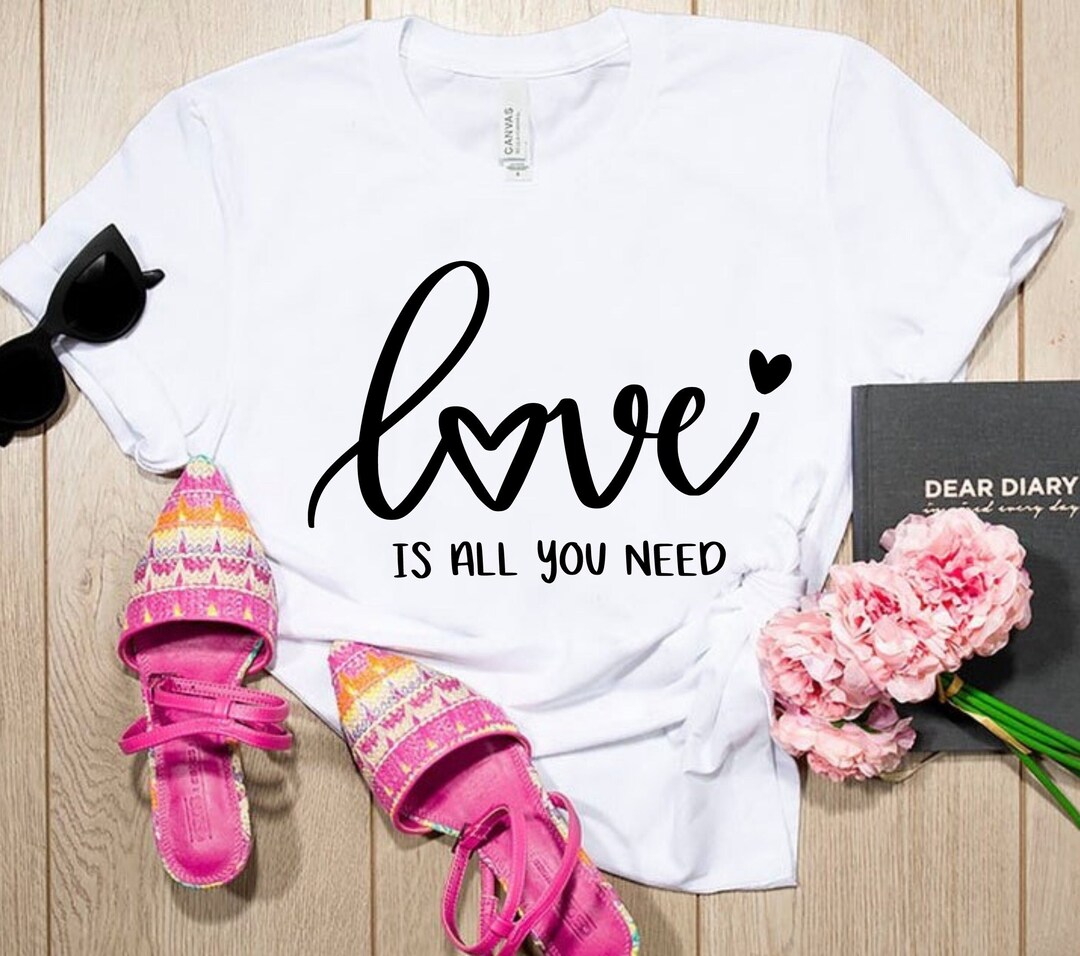 El amor es todo lo que necesitas SVG, Feliz Día de San Valentín SVG ...